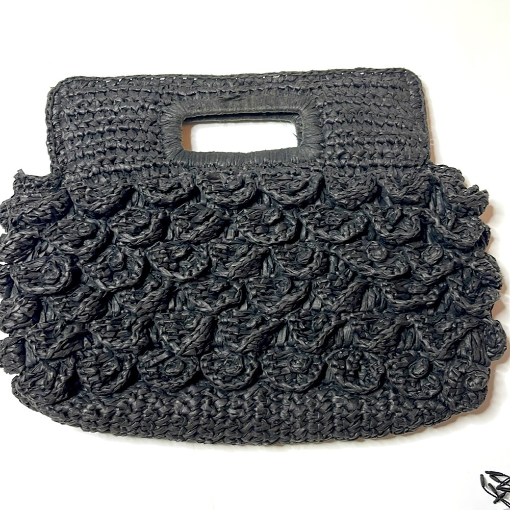 J.Crew Raffia Clutch